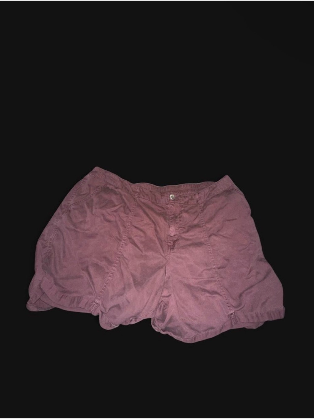 Maurices Mauve High-Waist Casual Shorts